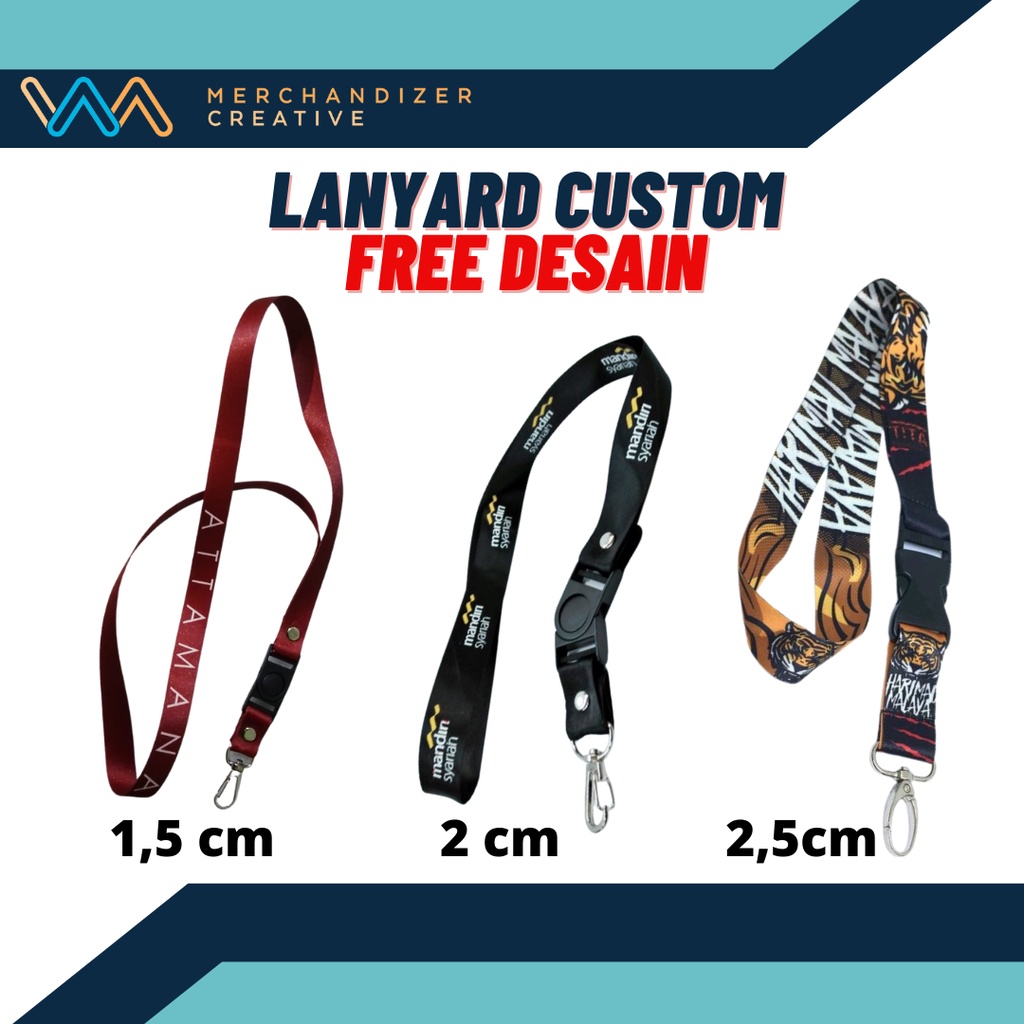 Jual Cetak Lanyard Id Card Custom 2 Sisi - Grosir 