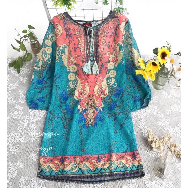 Jual MASIHREADY JOGJA DRESS GAUN BAJU Bohemian Boho vintage