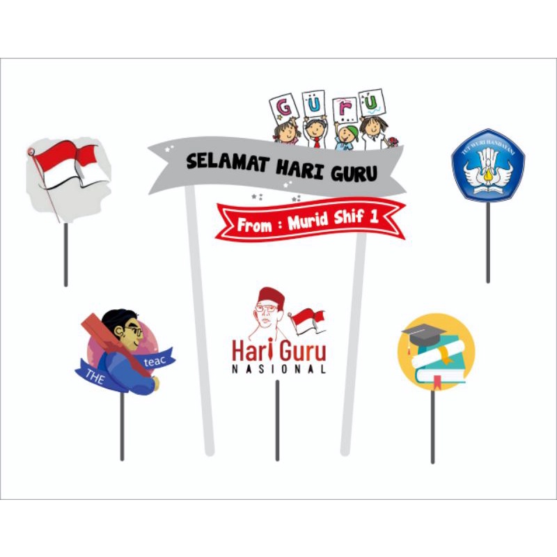 Jual Topper Hari Guru / Topper Teacher's Day | Shopee Indonesia