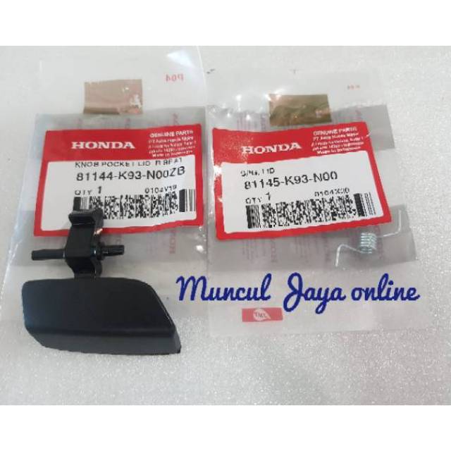 Jual 81144-K93-N00ZB Knob Pocket Lid R seat New Scoopy fi esp dan Per ...