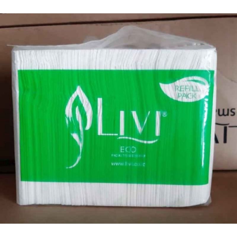 Jual tissue tisu livi facial 600 sheet 2 ply murah halus Shopee Indonesia