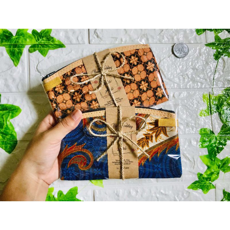 Jual Souvenir pouch batik dompet batik souvenir pernikahan 16x10cm 1kg