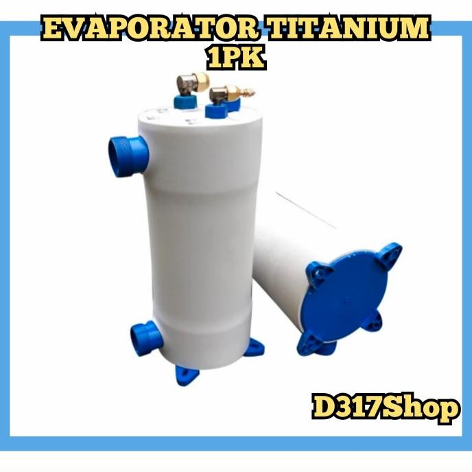 Jual Water Coil Evaporator Chiller Evap Titanium 1Pk Air Laut/Air
