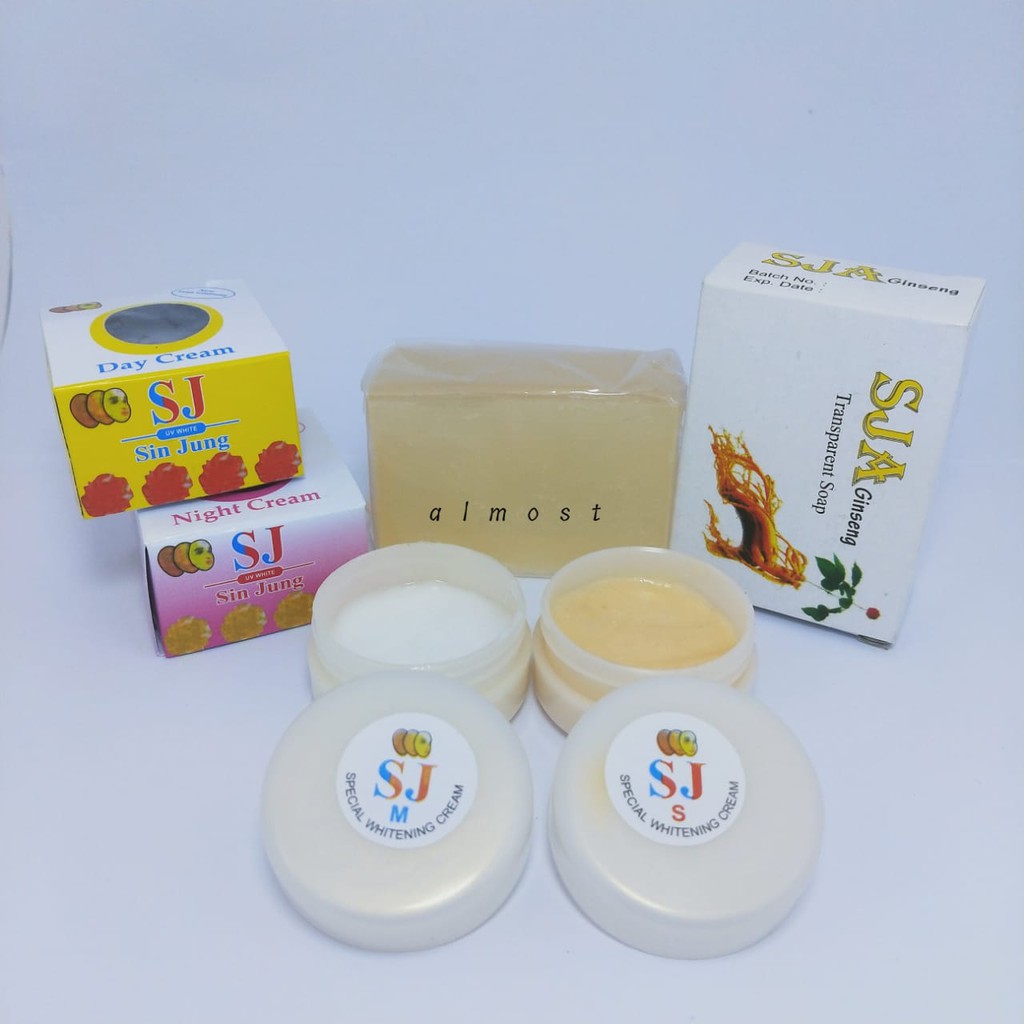 Jual Paket Cream Sj Sinjung Ginseng Original Siang Malam Sabun Cream