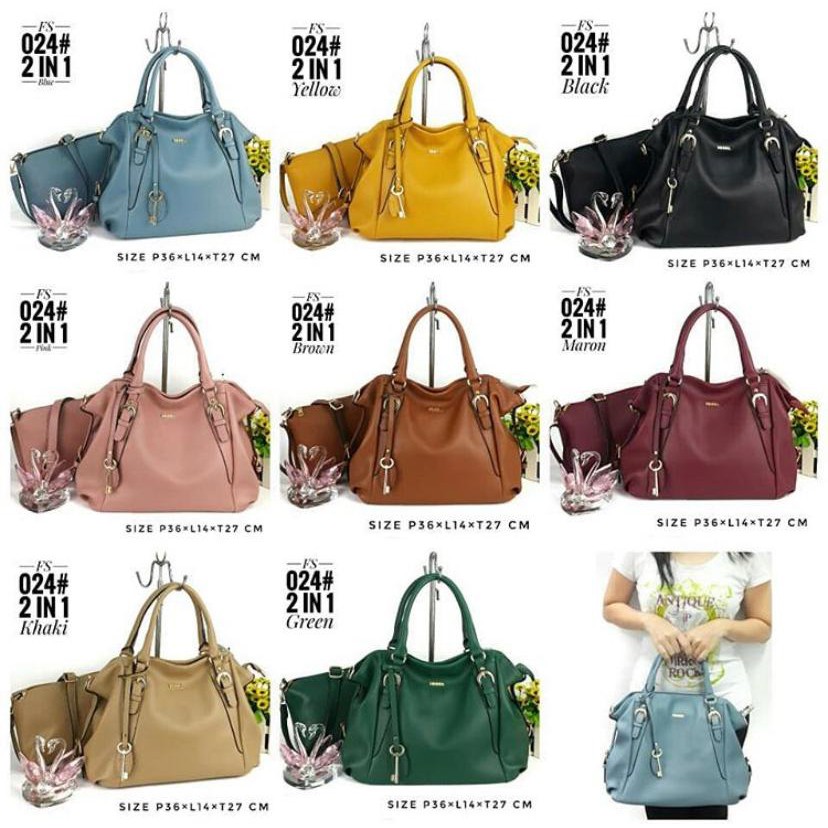 modamoda de - T155 - ital. Schultertasche Shopper aus Leder Groß