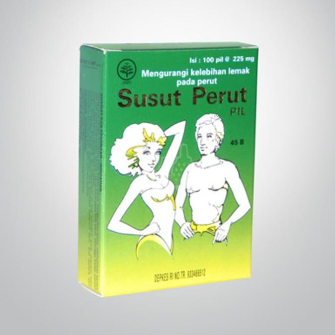 Jual obat pelangsing/susut perut 100 pil/pil susut perut 100% herbl ...