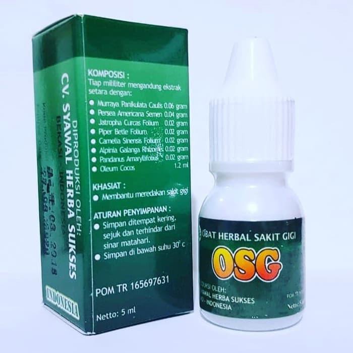 Jual OBAT SAKIT GIGI BERLUBANG OSG MANJUR |PRODUK IZIN BPOM RESMi ...