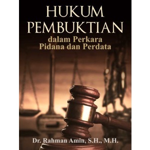 Jual Buku Hukum Pembuktian Dalam Perkara Pidana Dan Perdata - Original ...