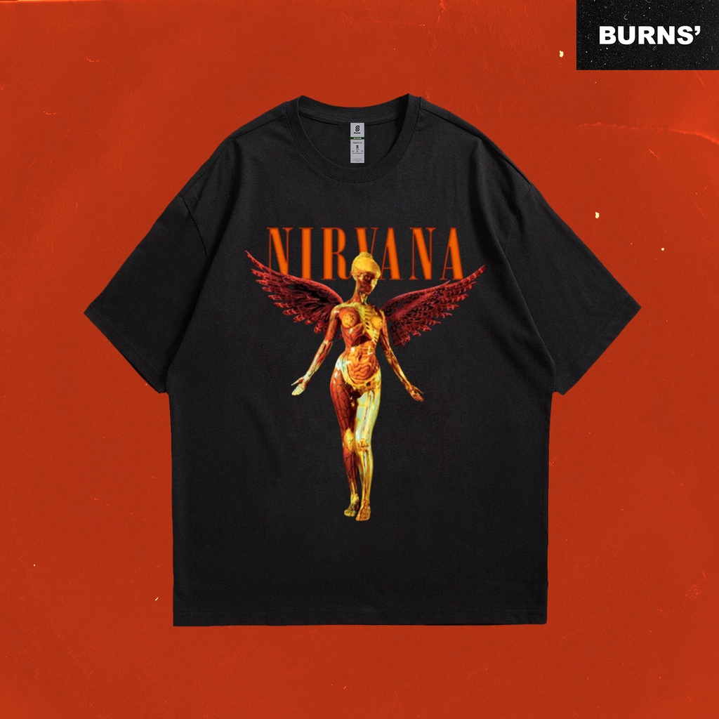 Kaos band nirvana in utero vintage (OVERSIZED 24'S) PREMIUM BRITISH COTTON