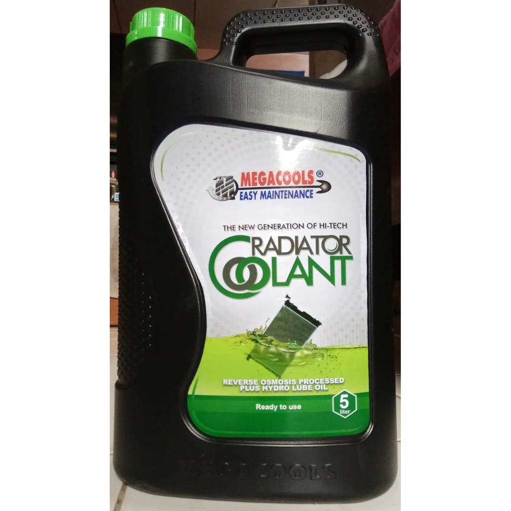 Jual Megacools Radiator Coolant 5 L Reverse Osmosis Hydro Lube | Shopee ...