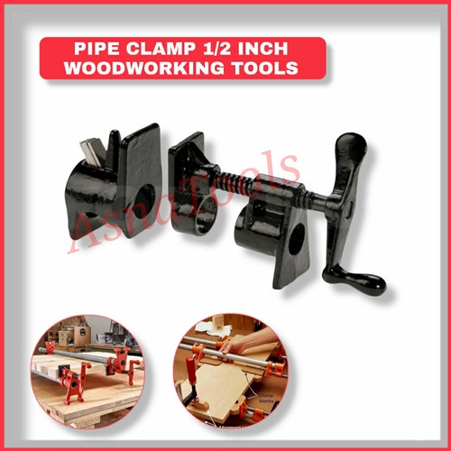 Jual Pipe clamp fixture / f clamp / bar clamp 1/2 inch Shopee Indonesia