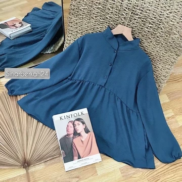 Raisa Blouse Rayon Crinkle Premium Rania Blouse Crinkle