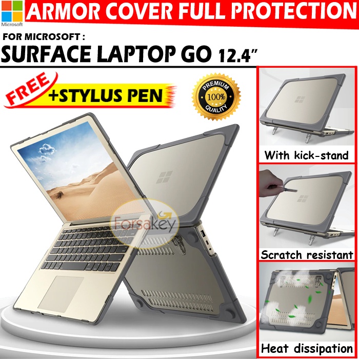 Jual Microsoft Surface Laptop Go 12.4 12,4 Inci Inch Armor Hard Case