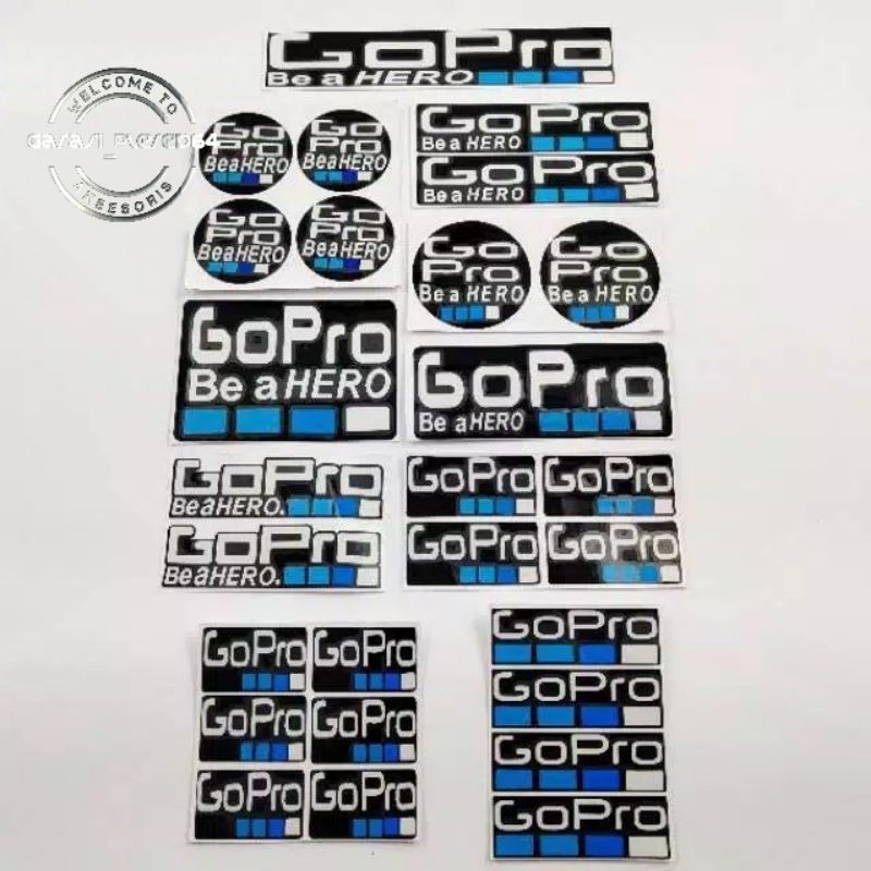 Jual STIKER CUTTING STICKER GO PRO GOPRO BE A HERO KUALITAS TER BAIK ...