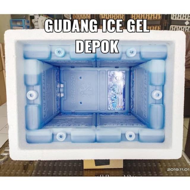 Jual Paket Ice Pack Sedang + Box Styrofoam BM Box Ice Cream/Ikan Khusus ...