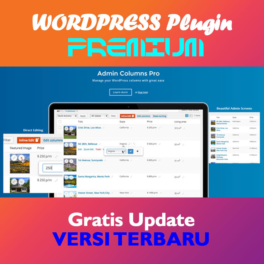 Jual Admin Columns Pro | Shopee Indonesia