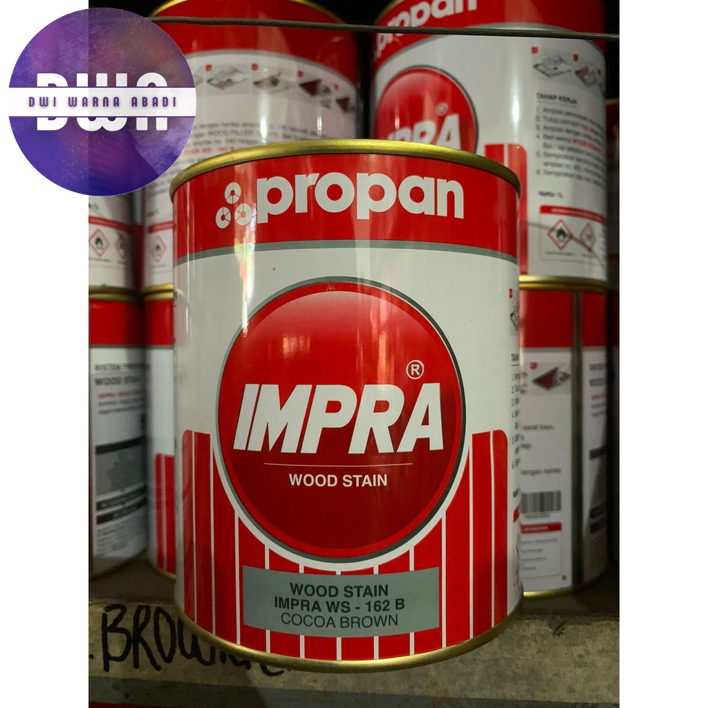 Jual IMPRA WS-162 B COCOA BROWN CAT KAYU WOOD STAIN PROPAN 1L | Shopee ...