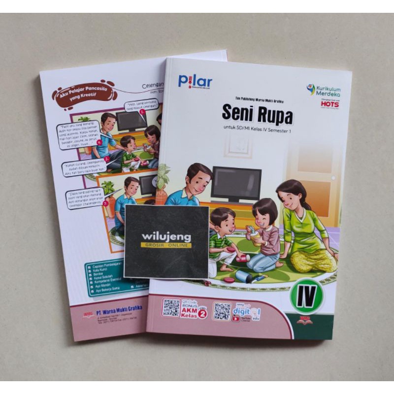 Jual Buku PILAR Kelas 4 Seni Rupa SD MI Kurikulum Merdeka / K21 ...