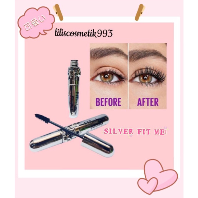 Jual PROMO ECER!! MASCARA NEW MAYBELLINE FIT ME SILVER ZG1111/MASKARA