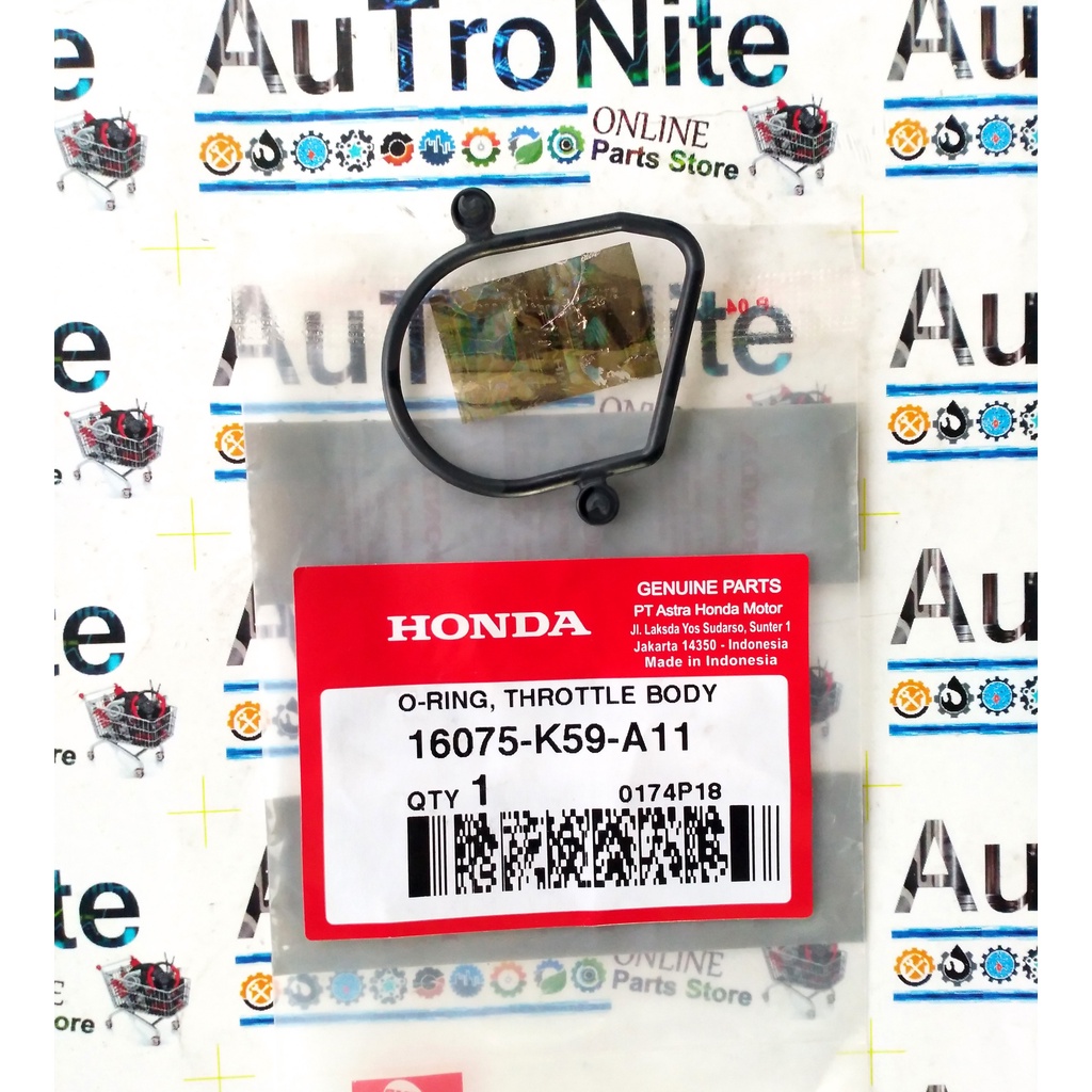 Jual O-Ring Seal Throttle Body intake 16075-K59-A11 Original Honda ...
