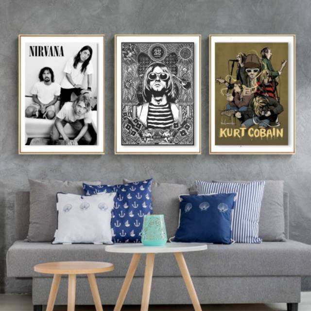 Jual POSTER KURT COBAIN / POSTER NIRVANA | Shopee Indonesia