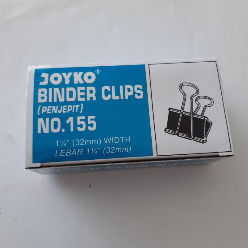 Jual binder clip joyko 155 / binder clip / binder clip joyko no 155