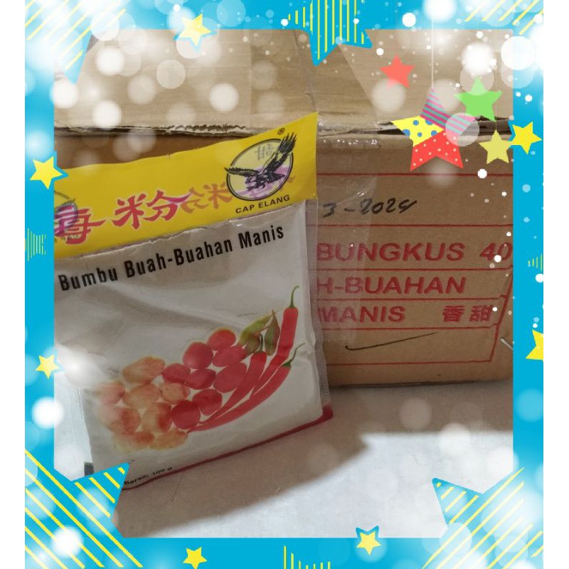 Jual Bumbu Buah Jambu Kristal Cap Elang Dus Bumbu Buah Garam Kiamboy Expired Date Juni