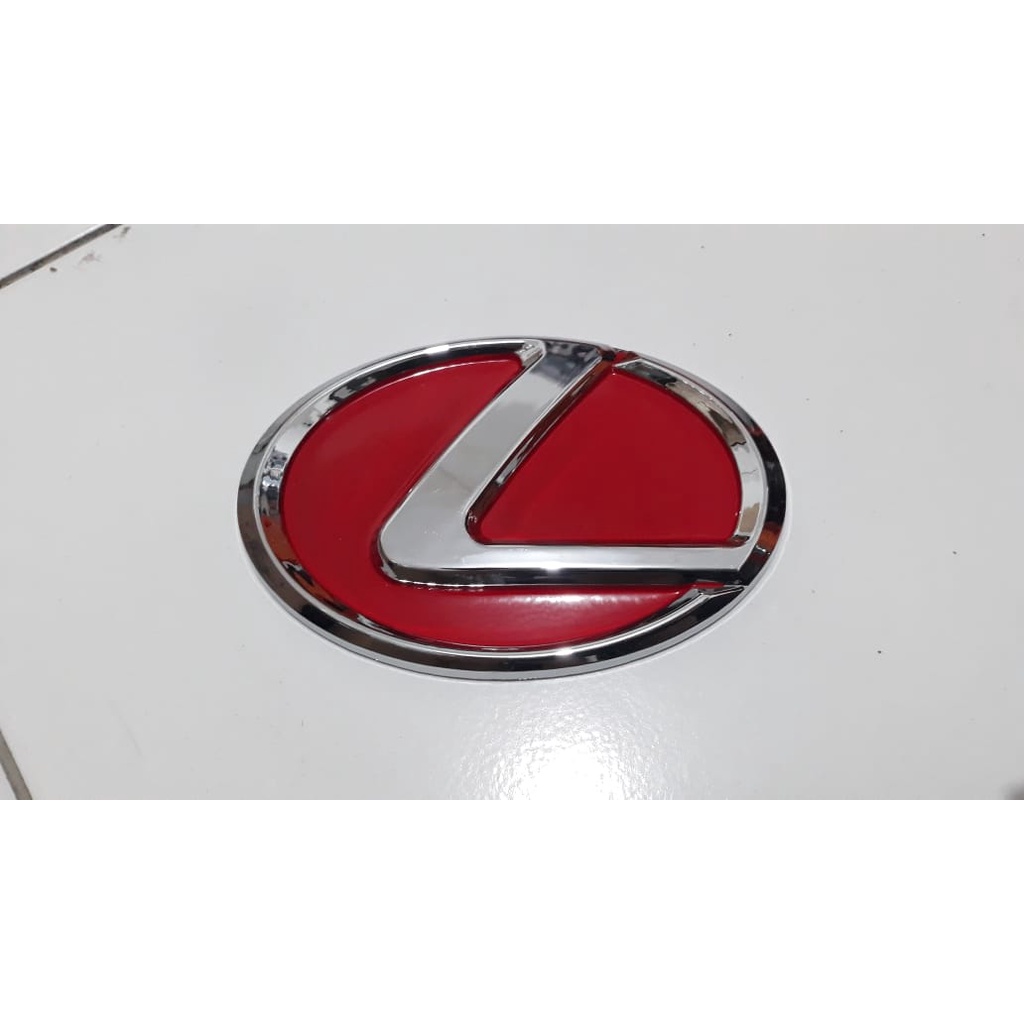 Jual Logo Emblem Mobil LEXUS MERAH / RED 13CM | Shopee Indonesia