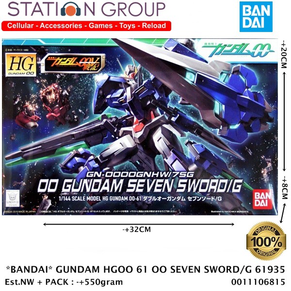 Jual BANDAI 61935 GUNDAM HGOO 61 OO SEVEN SWORD-G - GUNPLA MODEL KIT ...