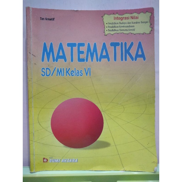 Jual Buku Matematika Kelas VI SD Bumi Aksara | Shopee Indonesia