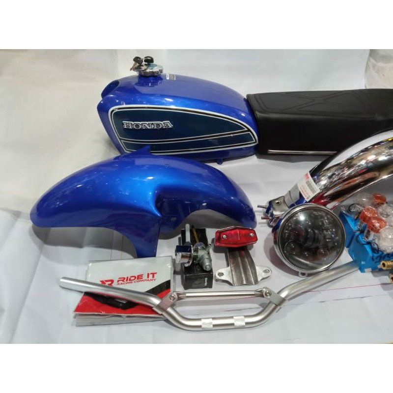 Jual Paket body cb 100 125- Tangki CB - Jok CB - Stoplamp CB Body Set ...