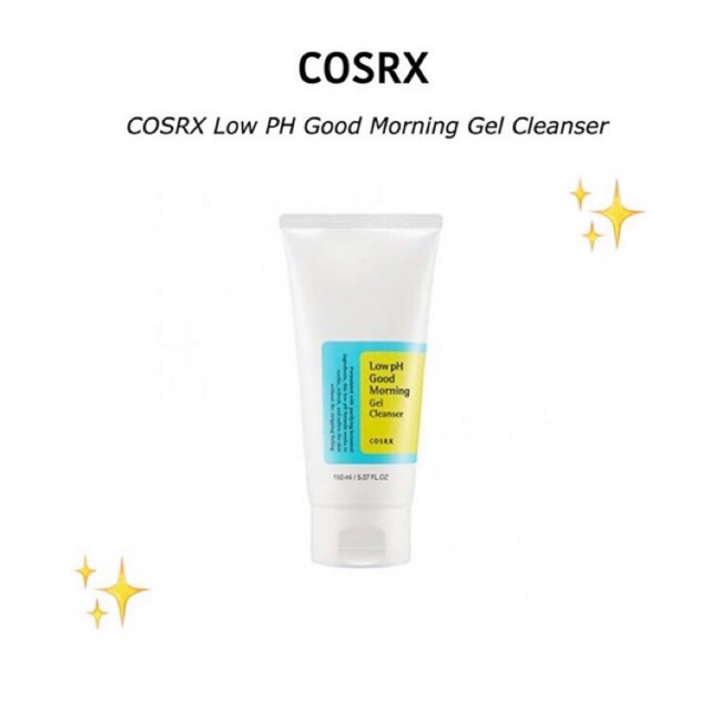 Jual BPOM Cosrx Facial Wash Low PH Good Morning Gel Cleanser 150 ml