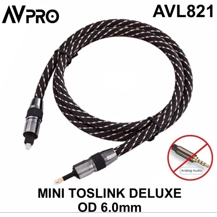 Jual AVPRO AVL-YWL6.0A Mini TOSlink SPDIF Cable OD6.0mm | Shopee Indonesia