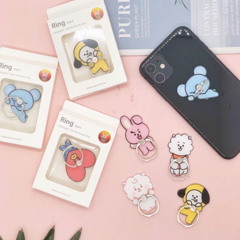 Jual Koleksibts 1Pc Iring Ring Hp Handphone Holder Bt21 Bts Akrilik ...