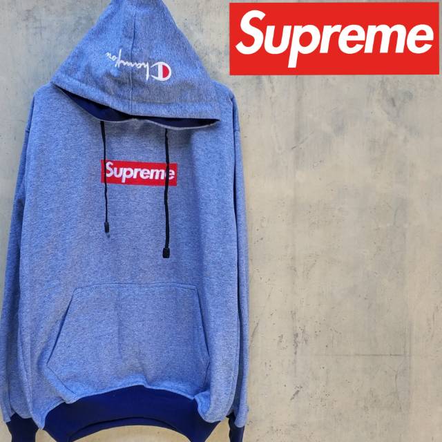 Jaket hoodie supreme hot sale