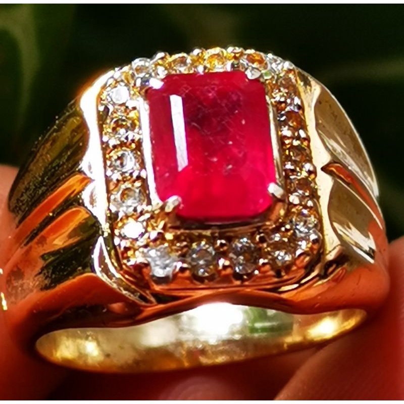 Jual Batu permata natural Red ruby | Shopee Indonesia
