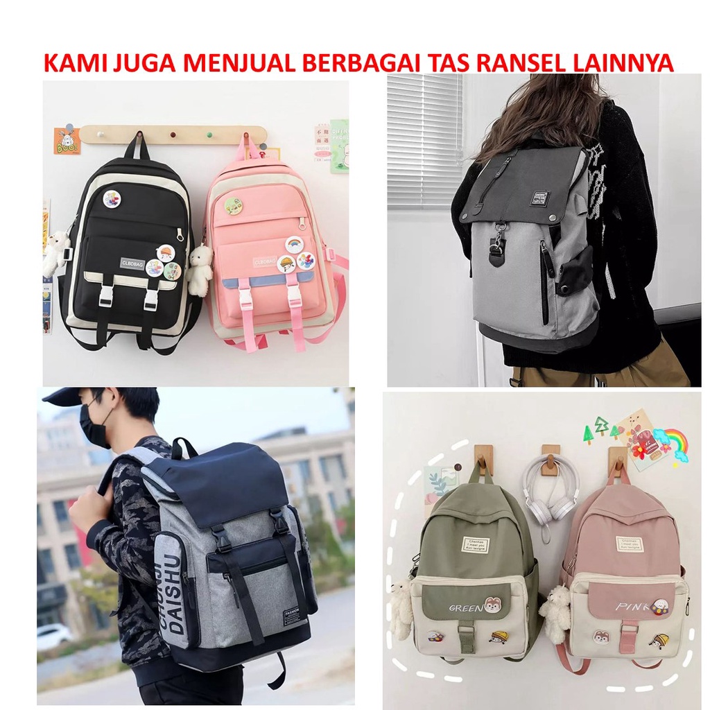 Jual (TERBARU) TAS RANSEL PRIA, BACKPACK KOREAN STYLE KEKINIAN