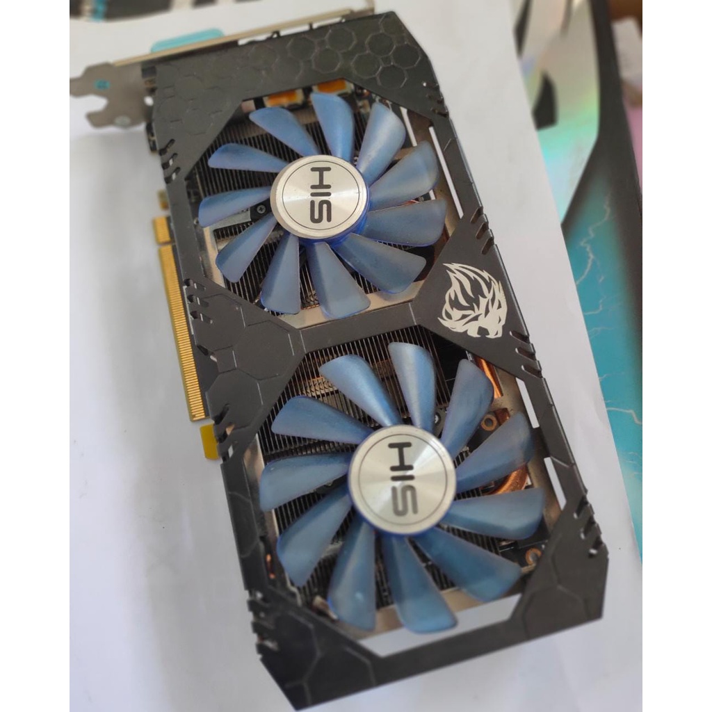 Jual VGA HIS Radeon RX 570 IceQ X2 OC 4GB DDR5 SECOND-NORMAL | Shopee ...