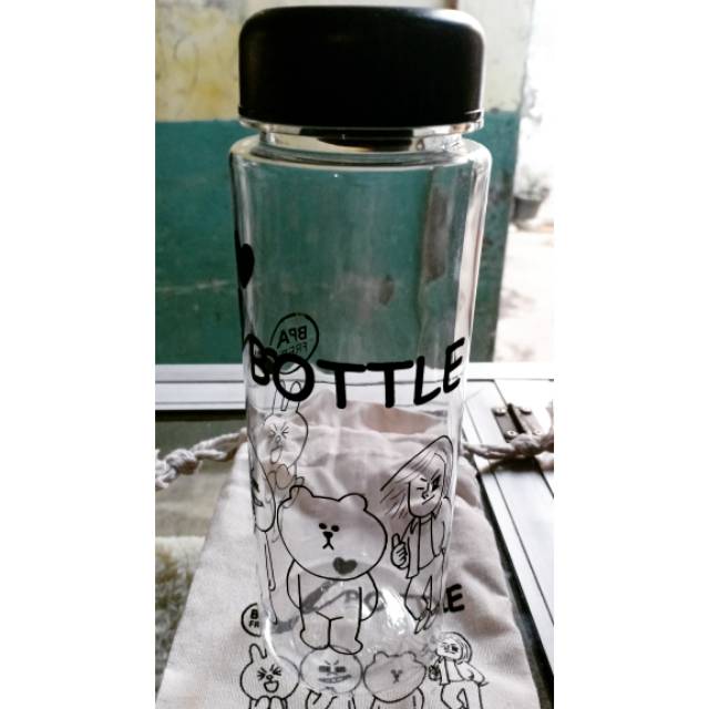 Jual Botol minum gambar kartun, lucu dan ada sarungnya | Shopee Indonesia