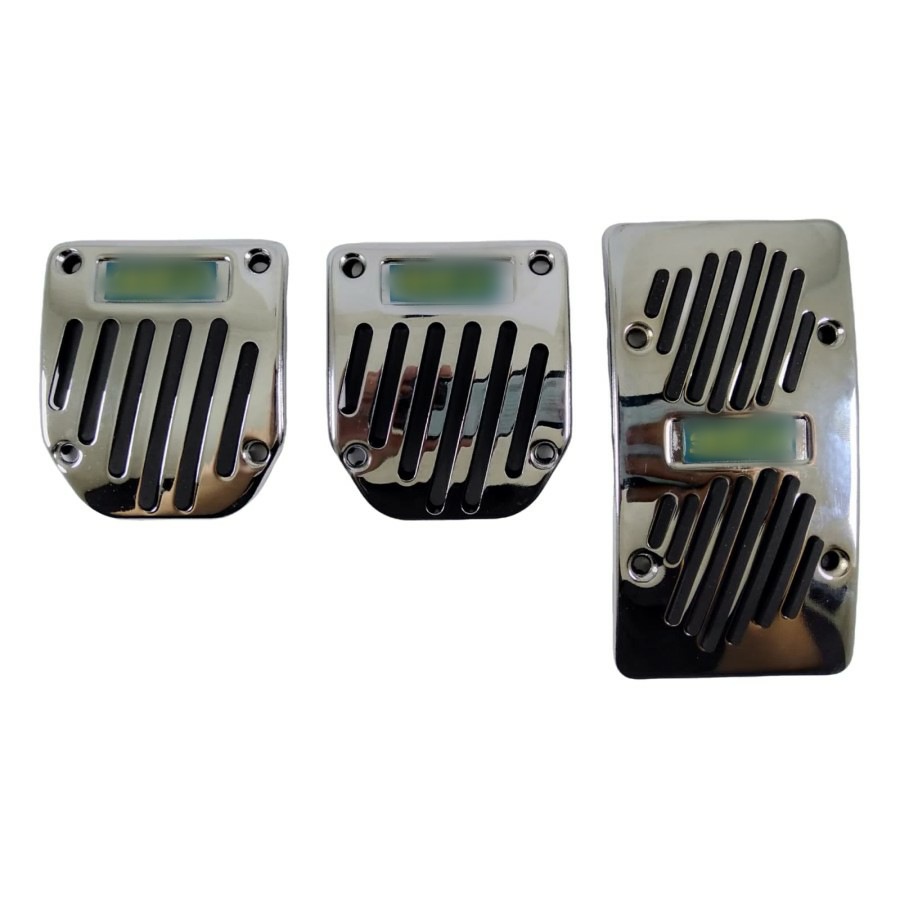 Jual Cover Pedal Gas Manual JDM Racing SPC Chrome Anti Slip Universal