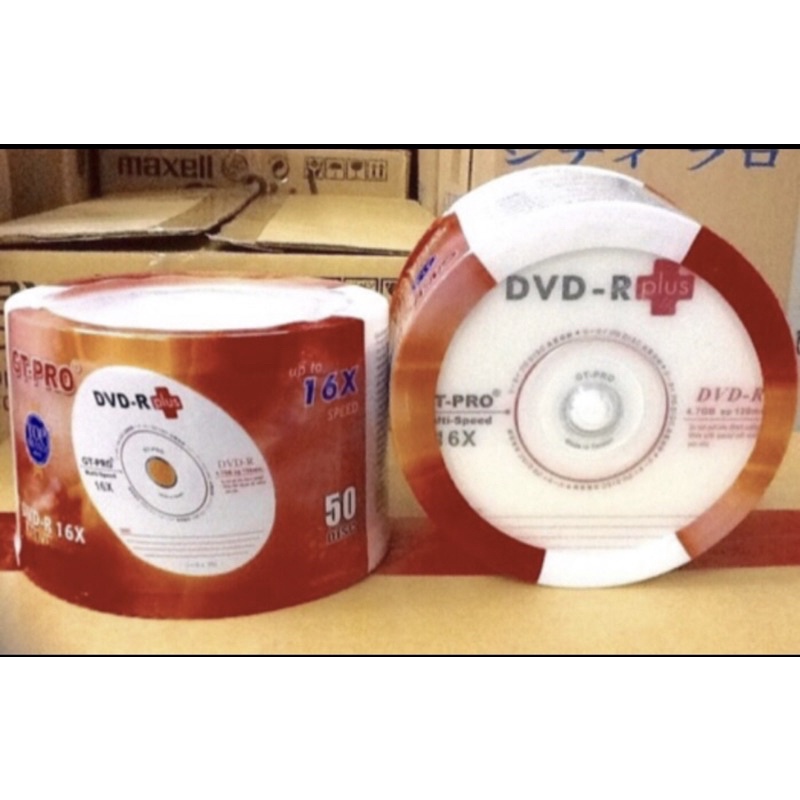 Jual DVD-R Plus GT-Pro 16X 4.7GB (Tabung 50PCS) | Shopee Indonesia