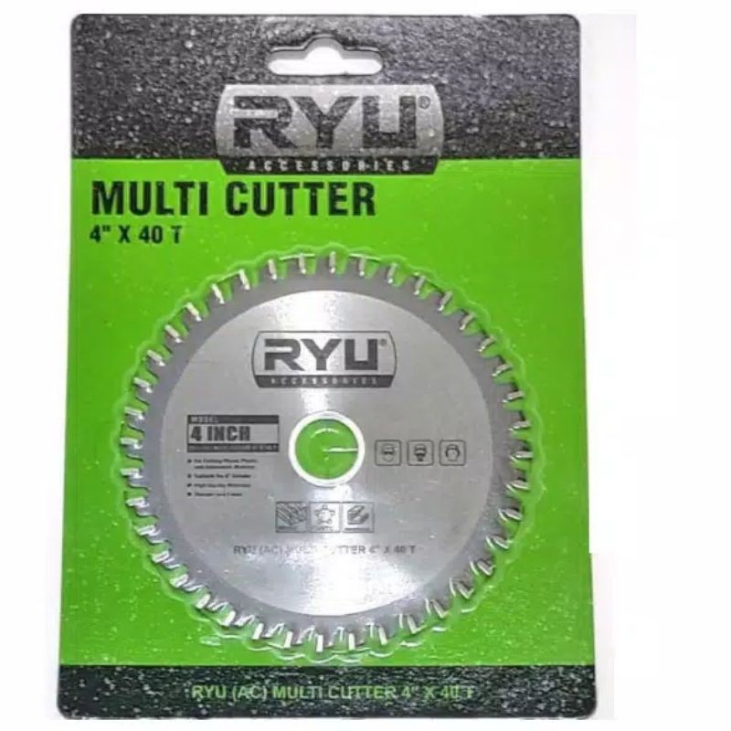 Jual RYU Multi Cutter Circular Saw Blade 4 x 40T - Pisau Potong Kayu ...