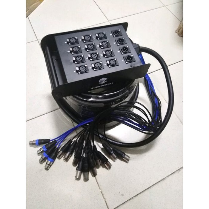 Jual Kabel Snake 16 Channel 12 input 4 Output Original SOUNDCREST 30 ...