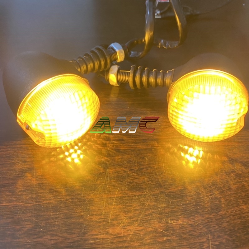 Jual Lampu Sein Sen Motor Universal Model Tawon Bulat Kuning Sen Motor Bebek Matic Moge Custom