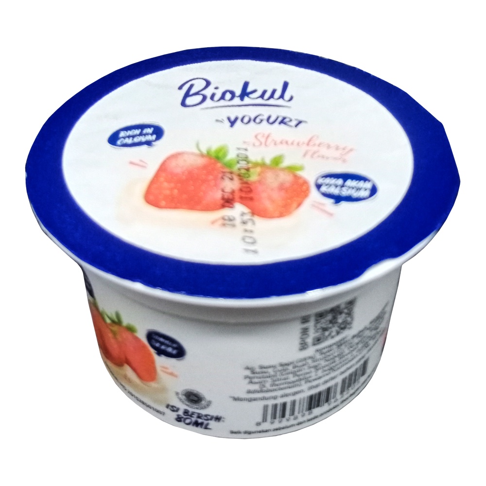 Jual Biokul Yogurt Strawberry Flavor 80ml Shopee Indonesia
