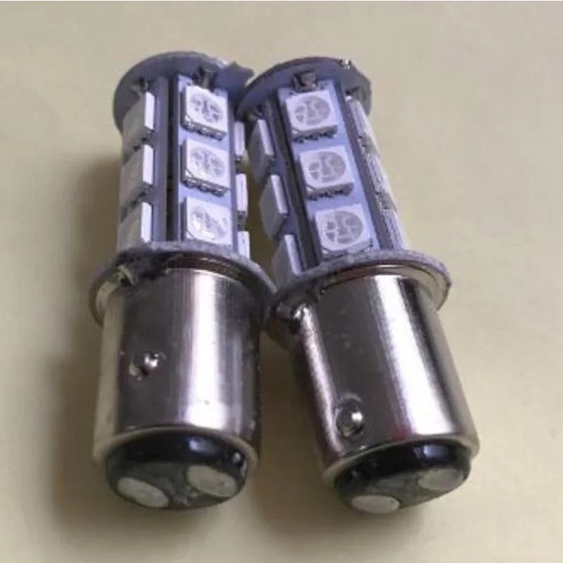 Jual LAMPU REM LED 1157 2 KAKI LAMPU LED REM SMD 5050 18 TITIK PUTIH ...