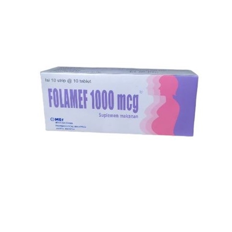 Jual Folamef 1000 mcg box | Shopee Indonesia