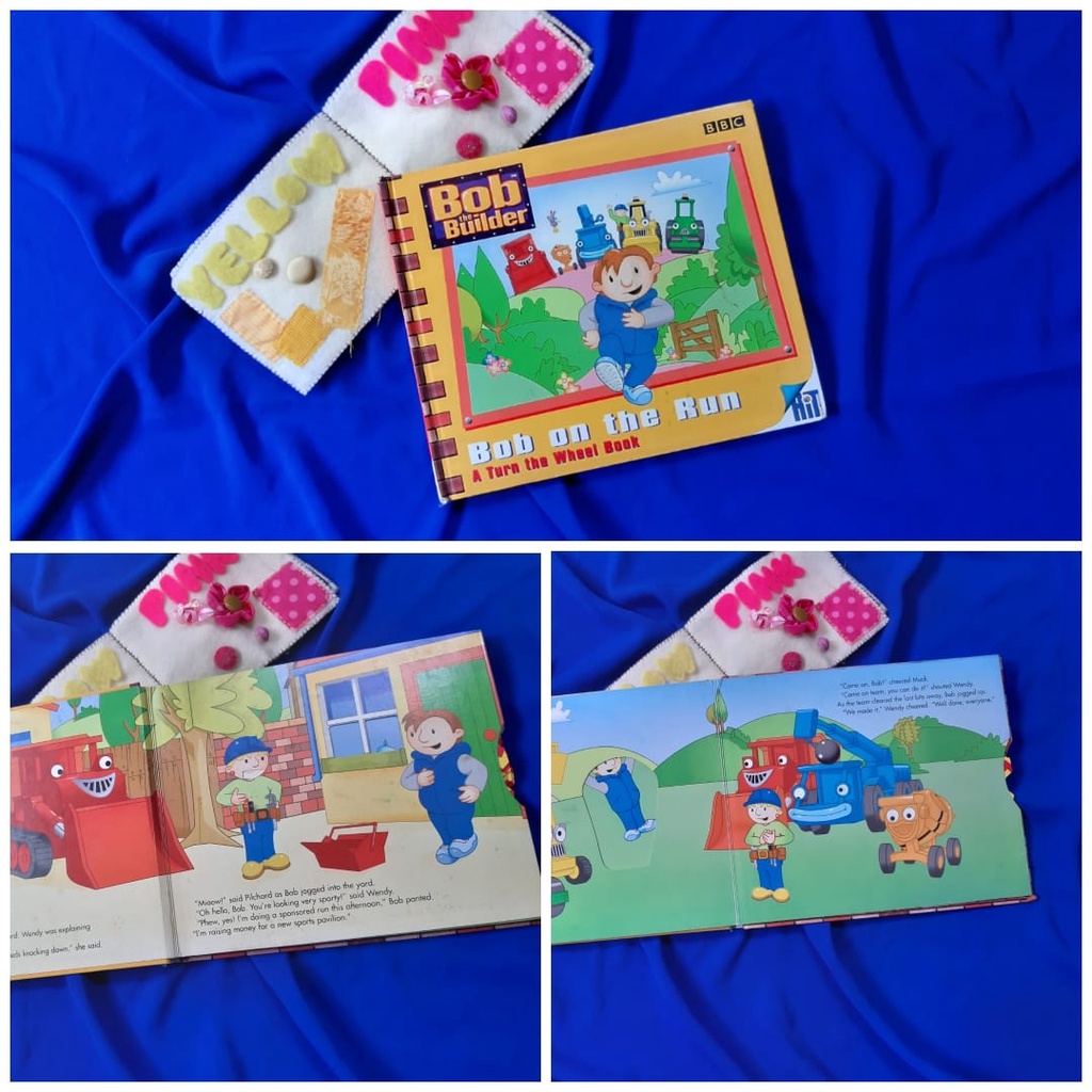 Jual Bob on the Run Bob the Builder a turn the wheel book bahasa ...