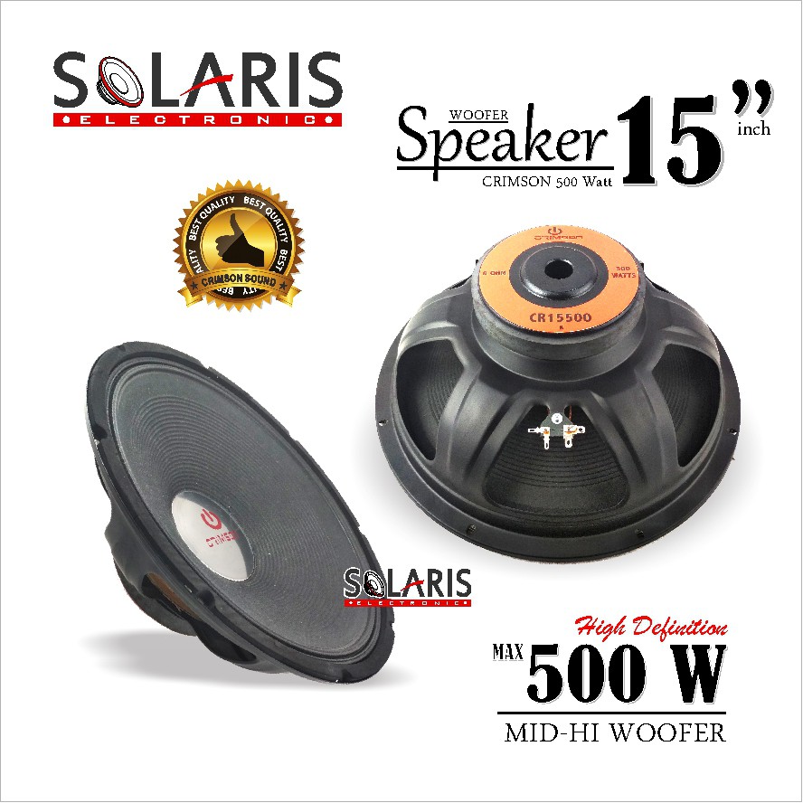 15 inch store speaker 500 watt