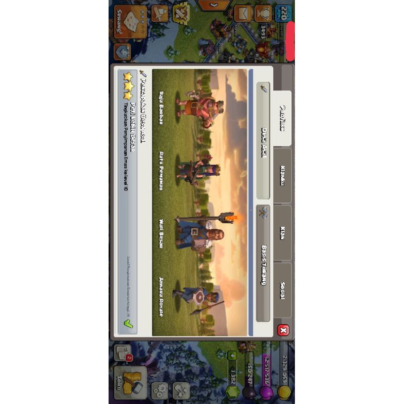 Jual akun coc th 13 bisa nego Shopee Indonesia